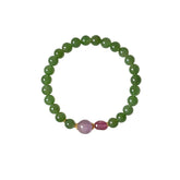 Jinkui | Natural Hetian Green Jade Bracelet – Harmony & Prosperity